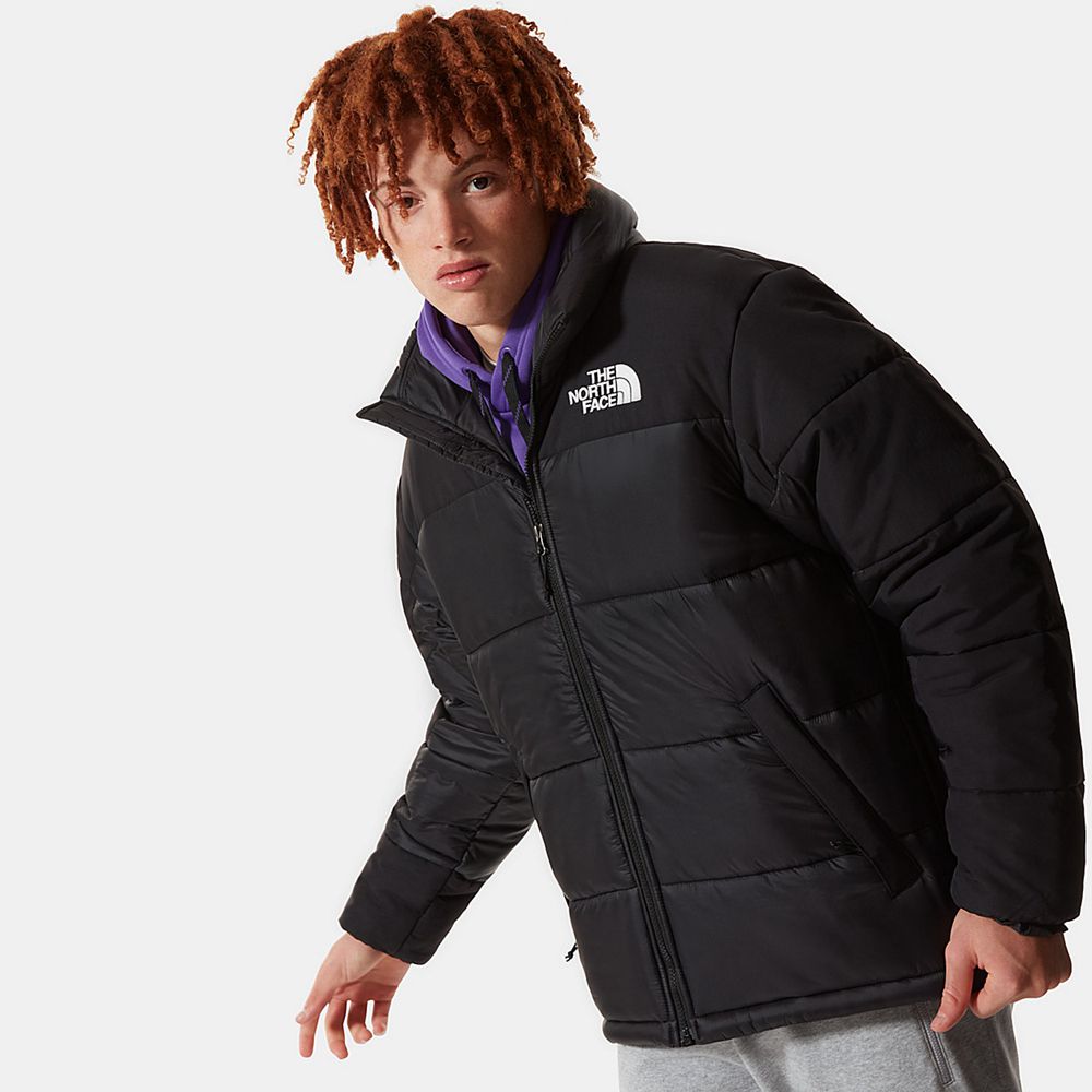 The North Face Insulated Jacket Mens Australia - The North Face Himalayan Black (XGP-801625)